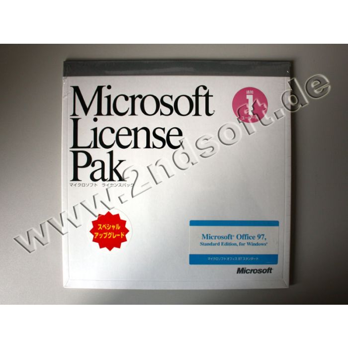 Office 97 Standard MLP-Update (nur Lizenz), japanisch - neu