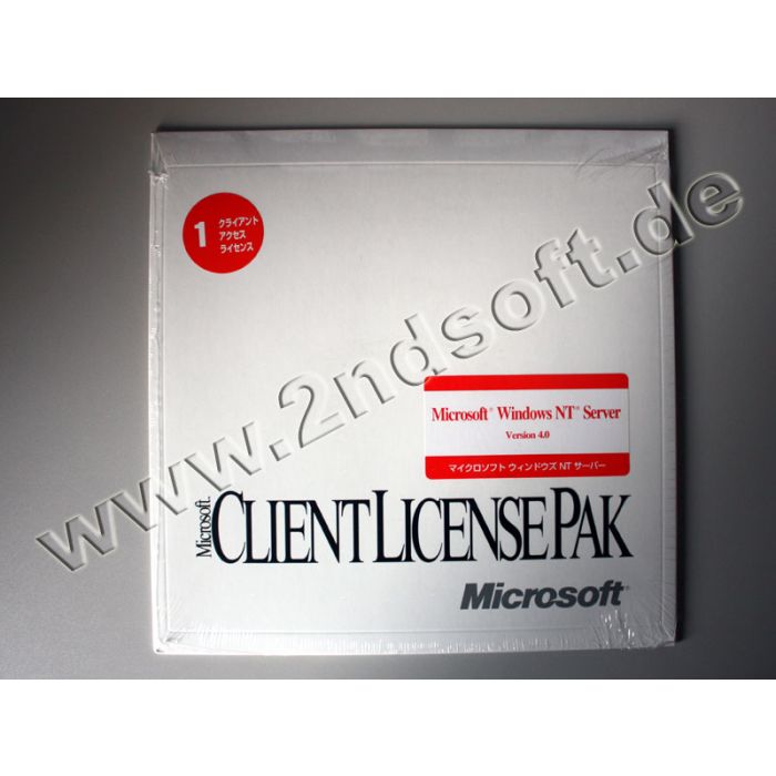 1 Zugriffslizenz für Windows NT 4 Server, japanisch (CAL) - neu