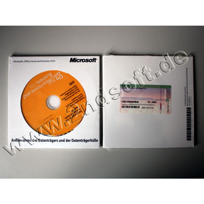 Office 2010 Home and Business OEM-Vollversion, deutsch