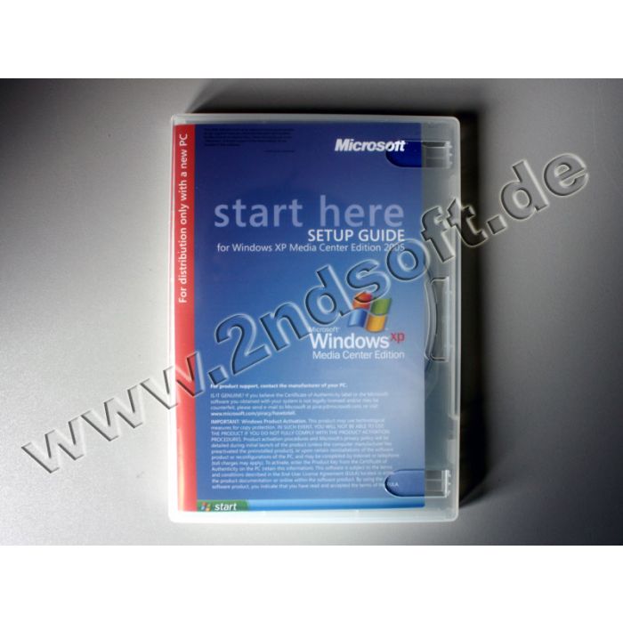 Windows XP Media Center Edition 2005 Windows XP Media Center Edition 2005