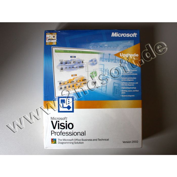 Visio 2002 Professional Update, englisch - neu