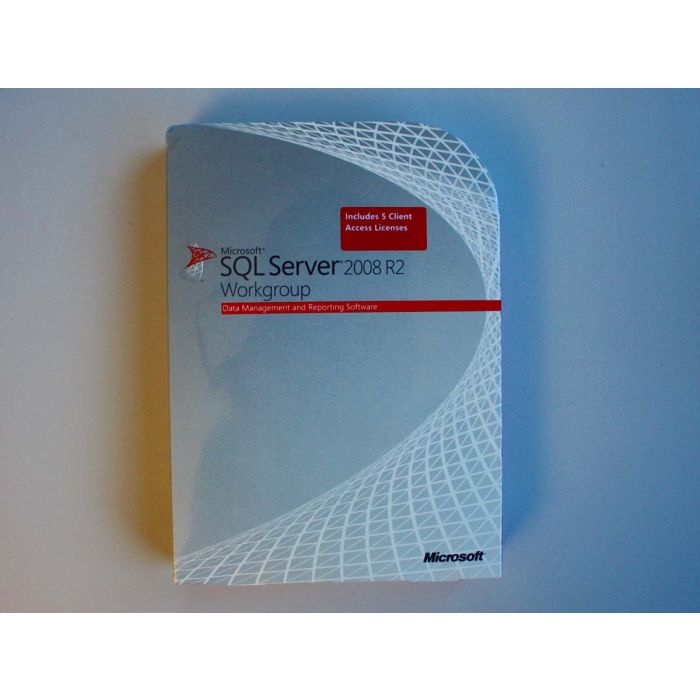 SQL Server 2008 R2 Workgroup 32-Bit/x64 mit 5 CALs Vollversion, englisch - neu SQL Server 2008 R2 Workgroup 32-Bit/x64 mit 5 CALs Vollversion, englisch - neu