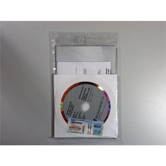 Windows 2008 Server Standard mit 5 CALs OEM (Rombus)-Vollversion, deutsch - neu