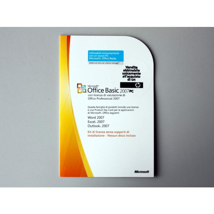 Office 2007 Basic Edition MLK (Lizenz), italienisch - neu