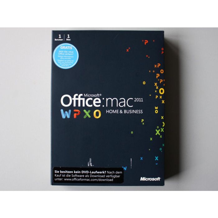 Office 2011 Home and Business Vollversion mit DVD, deutsch