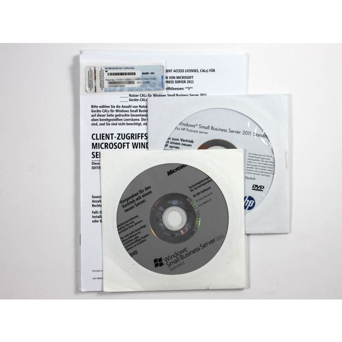 Windows Small Business Server 2011 Standard ROK HP mit 5 CALs, deutsch
