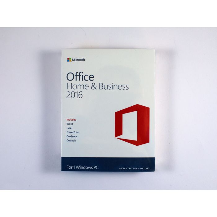Office 2016 Home and Business Vollversion, englisch - neu