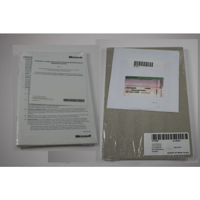 MS Sys Ctr Virtual Machine Mgr 2008 R2 Workgroup Ed ROK - Multilang (EMEA)