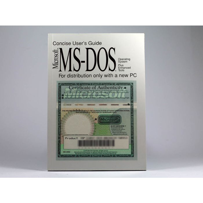 DOS 6.22 nur Lizenz (Vollversion), englisch - neu