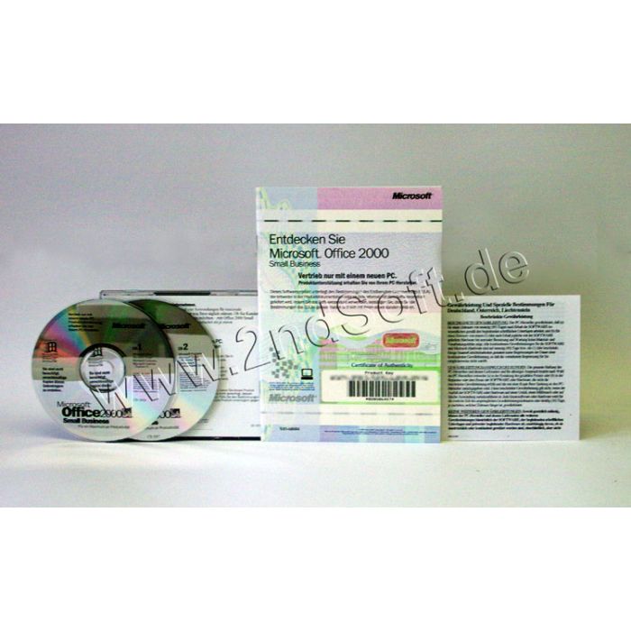 Office 2000 SBE SB Vollversion, deutsch Office 2000 SBE SB Vollversion, deutsch