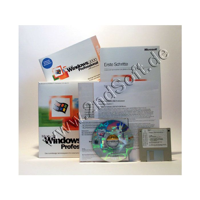 Windows 2000 Professional Update, englisch für Windows 95/98/98 SE