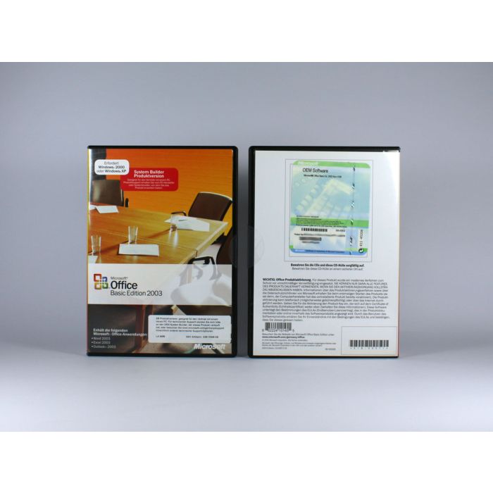 Office 2003 Basic Edition SB/non-OSB-Vollversion, deutsch - neu Office 2003 Basic Edition SB/non-OSB-Vollversion, deutsch - neu