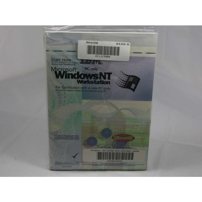 Windows NT 4 Workstation (bunt, IBM-gelabelt), englisch - neu Windows NT 4 Workstation (bunt, IBM-gelabelt), englisch - neu