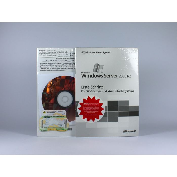 Windows 2003 Server Standard Edition mit 5 Clients SB Vollversion, deutsch Windows 2003 Server Standard Edition mit 5 Clients SB Vollversion, deutsch