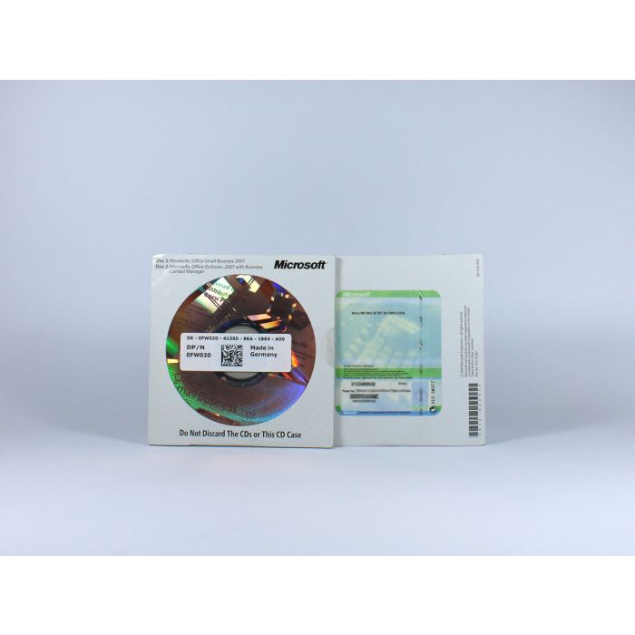 Office 2007 SBE OEM Vollversion, englisch Office 2007 SBE OEM Vollversion, englisch