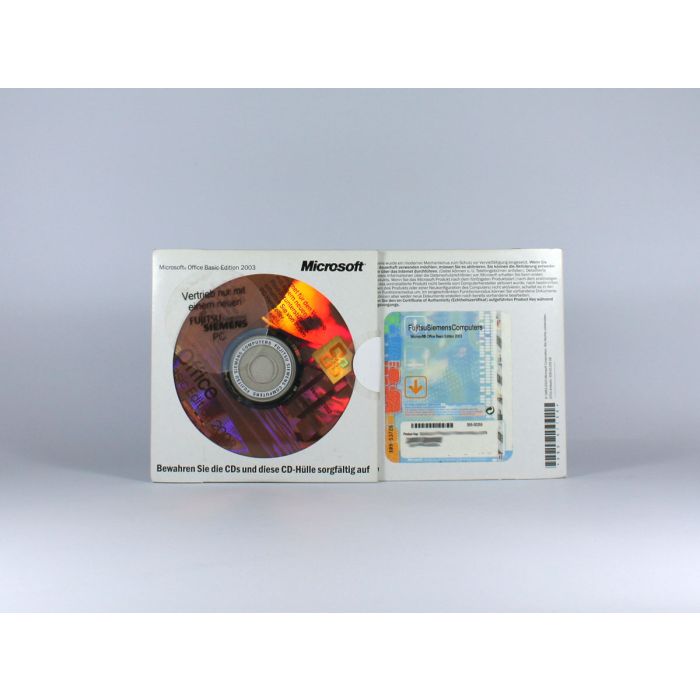Office 2003 Basic Edition (BIOS-locked - FSC), deutsch Office 2003 Basic Edition (BIOS-locked - FSC), deutsch