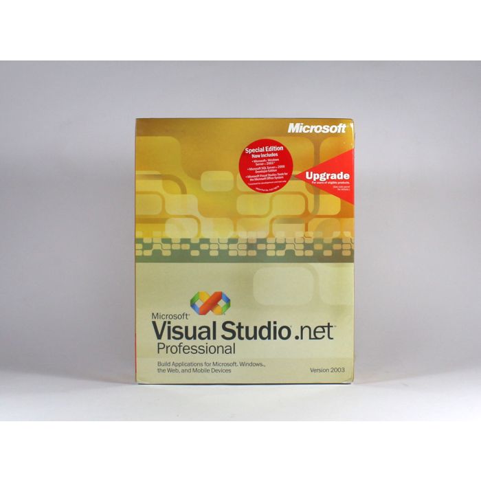Visual Studio .net 2003 Professional Special Edition Update, englisch Visual Studio .net 2003 Professional Special Edition Update, englisch