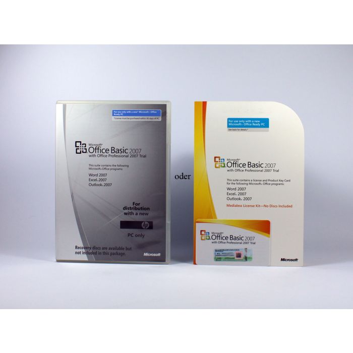 Office 2007 Basic Edition MLK (Lizenz), englisch