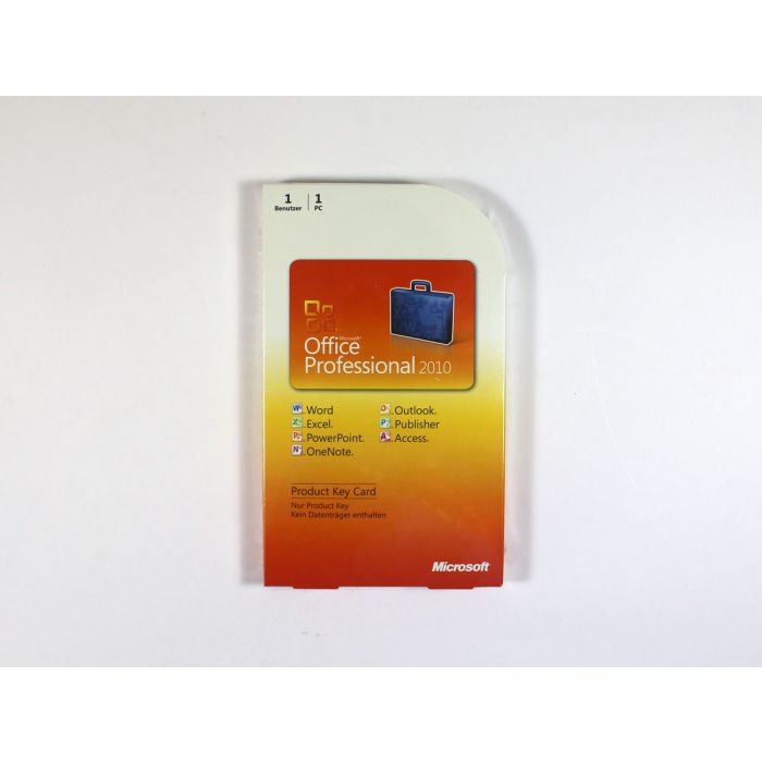 25 x Office 2010 Professional Vollversion (PKC), deutsch - neu 25 x Office 2010 Professional Vollversion (PKC), deutsch - neu