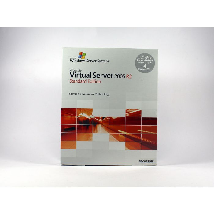 Virtual Server 2005 Standard R2 Vollversion, englisch für Windows 2003 Server - neu