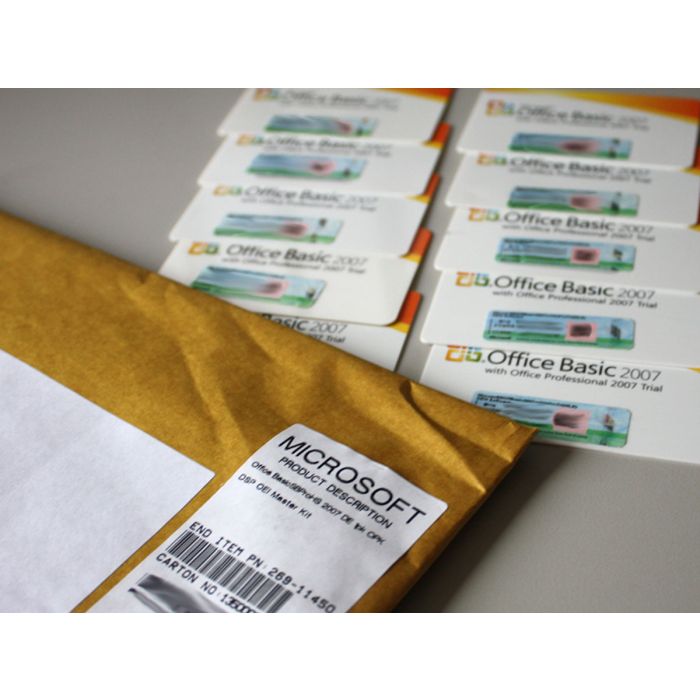 10 x Office 2007 Basic MLK (Lizenz) mit deutschem OPK 10 x Office 2007 Basic MLK (Lizenz) mit deutschem OPK