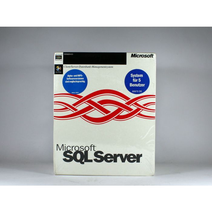 SQL Server 6.5 mit 5 Clients Vollversion, deutsch