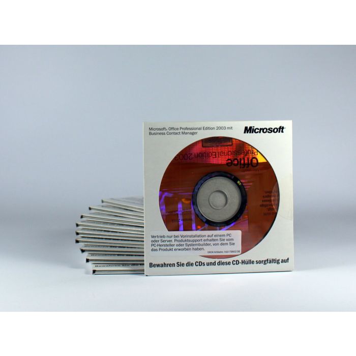 10 x Office 2003 Professional OEM-Vollversion