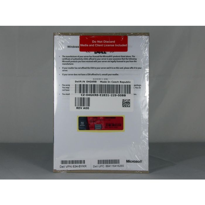 Windows 2022 Server Standard Edition Dell-ROK (für bis zu 16 Kerne) - neu Windows 2022 Server Standard Edition Dell-ROK (für bis zu 16 Kerne) - neu