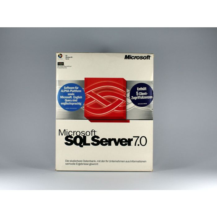 SQL Server 7 mit 5 Clients Vollversion, deutsch