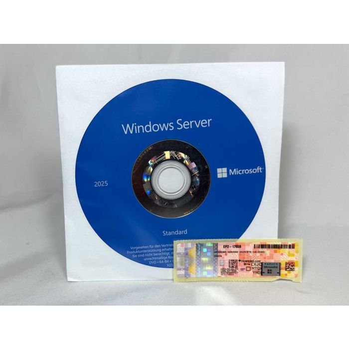 Windows 2025 Server Standard Edition Tarox (frei installierbar, mit 16 Kernen) - neu