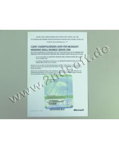 5 Zugriffslizenzen (Benutzer) für Windows Small Business Server 2008 Standard, SB - neu