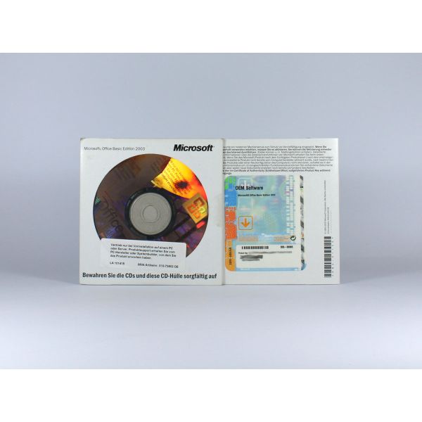 Office 2003 Basic Edition OEM-Vollversion, deutsch - neu
