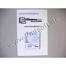 5 Zugriffslizenzen Windows 2000 Server, SB