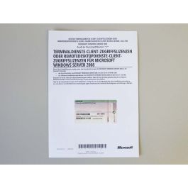 5 (RDS)-Terminal-Zugriffslizenzen (Benutzer) für Windows 2008, OEM