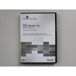SQL Server 2005 Standard (32-Bit) mit 5 Clients OEM-Vollversion, deutsch