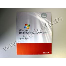 5 Zugriffslizenzen (Benutzer) für Windows Small Business Server 2008 Standard, MLP - neu