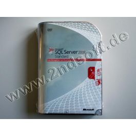 SQL Server 2008 Standard (32&64bit) mit 10 Clients Vollversion, englisch - neu