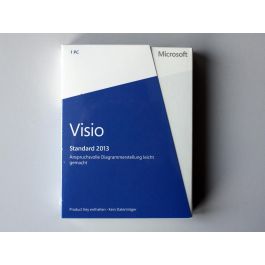 Visio 2013 Standard 32-Bit, x64 Vollversion, Vollversion, deutsch