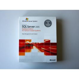 SQL Server 2005 Standard (IA64) mit Einprozessor-Lizenz Vollversion, englisch - neu