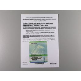 1 Zugriffslizenzen (Geräte) für Windows Small Business Server 2008 Standard, SB