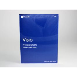 Visio 2016 Professional 32-Bit, x64 Vollversion, englisch - neu
