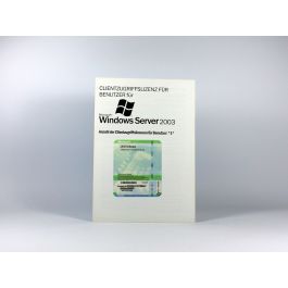 1 Zugriffslizenz (Benutzer) für Windows 2003 Server, SB, deutsch - neu