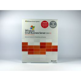 Windows Small Business Server 2003 Standard R2 mit 5 Clients Update, englisch - neu