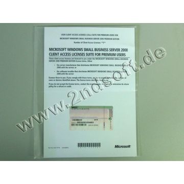 Windows Small Business Server 2008 Client Access User Premium
