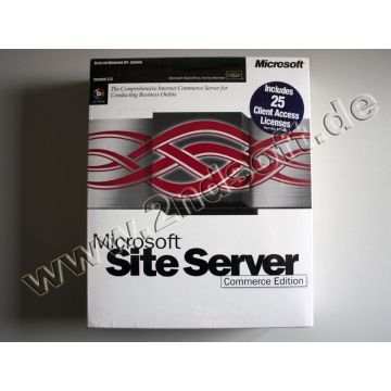 Site Server 3 Commerce mit 25 Clients Vollversion, englisch für Windows NT - neu