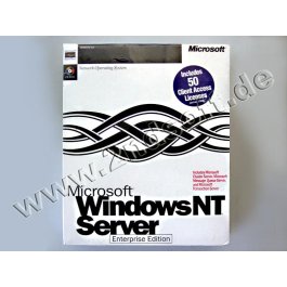 Windows NT 4 Enterprise Server Edition mit 50 Clients Vollversion, englisch - neu
