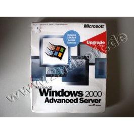 Windows 2000 Advanced Server mit 25 Clients Update, englisch - neu