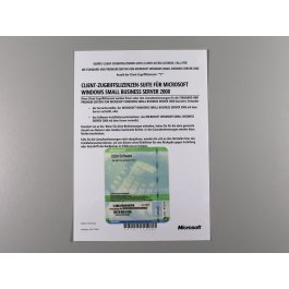 1 Zugriffslizenzen (Geräte) für Windows Small Business Server 2008 Standard, SB