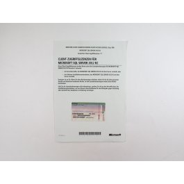 5 Benutzer-CALs für SQL Server 2012 Standard (Rombus-OEM), deutsch - neu