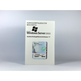 5 Zugriffslizenzen (Benutzer) für Windows 2003 Server, SB, deutsch